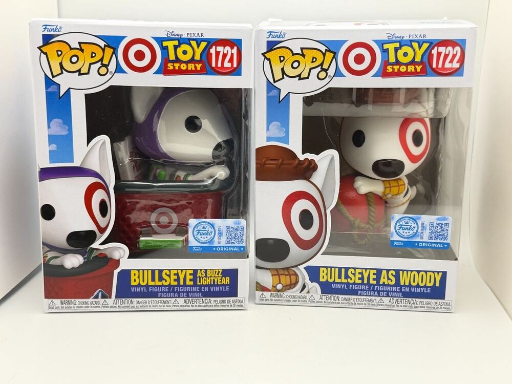 Bullseye As Woody & Buzz Lightyear Funko Pop! Disney Pixar Toy Story 1721/1722 E